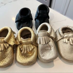 Freshly Picked Baby Moccasins X3 Size 1
